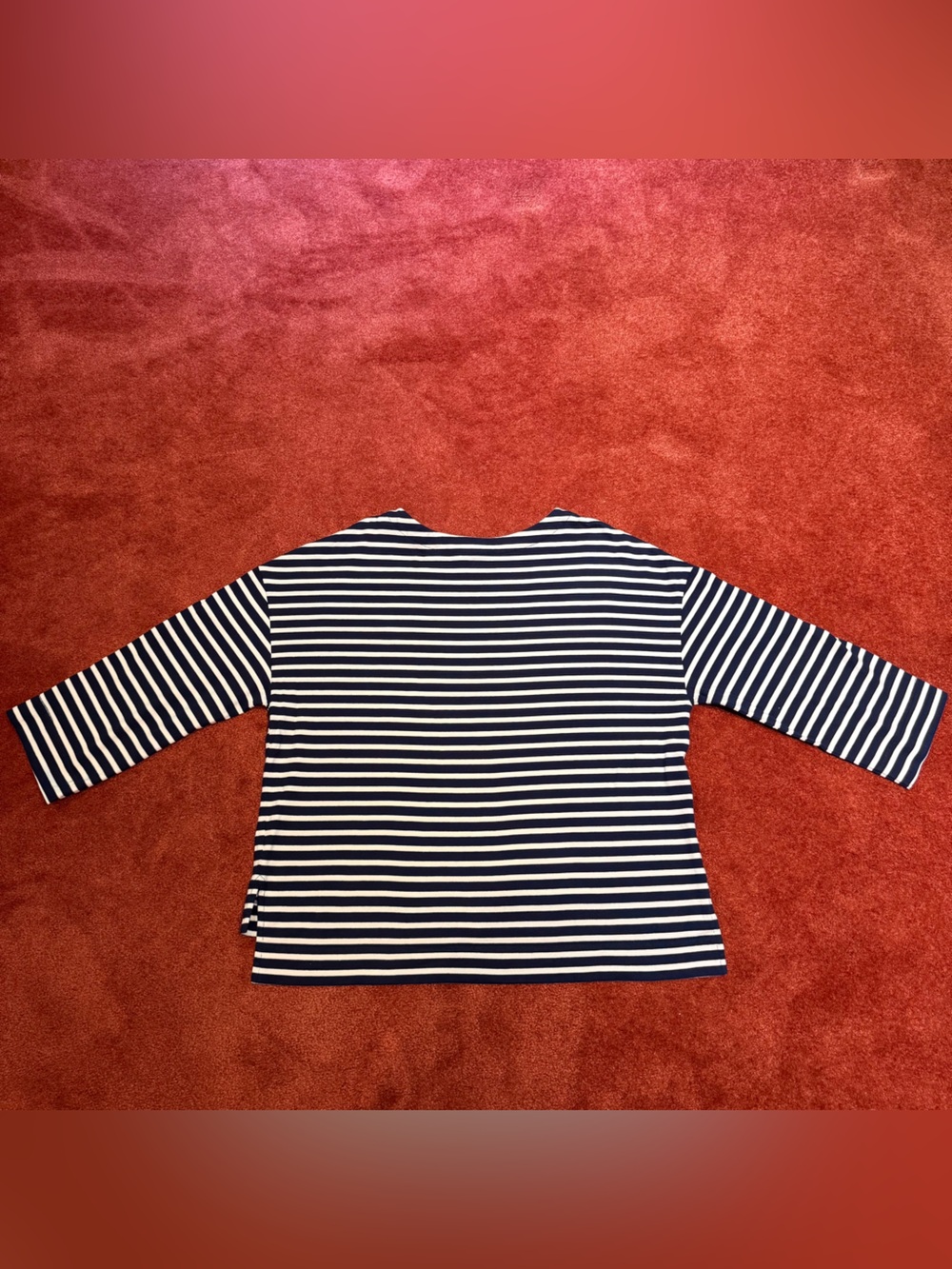Beyond Nine Breton in Navy Ecru Stripe - Picture 8 of 8